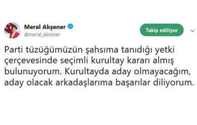 Meral Akşener'in istifa kararının sebebi