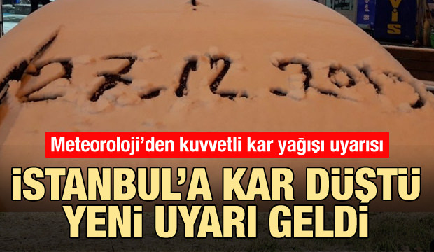 Meteoroloji'den İstanbul için son dakika kar yağışı uyarısı: Kuvvetli geliyor!