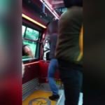 Minibüsçülerin beyzbol sopalı yolcu kapma kavgası kamerada