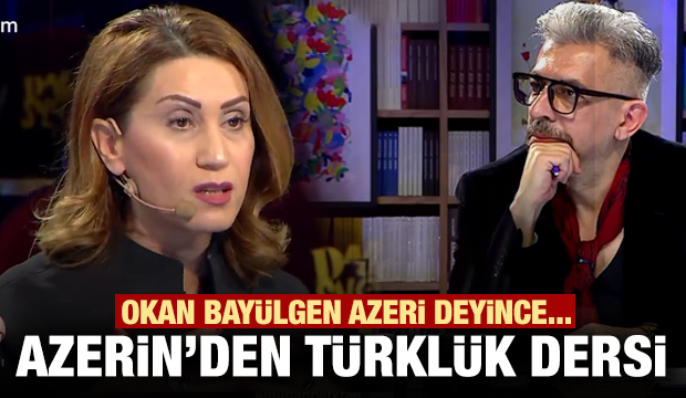 Okan Bayülgen Azeri deyince... Azerbaycanlı Sanatçı Azerin'den Türklük dersi