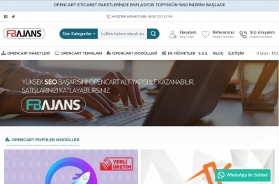 Opencart E-Ticaret