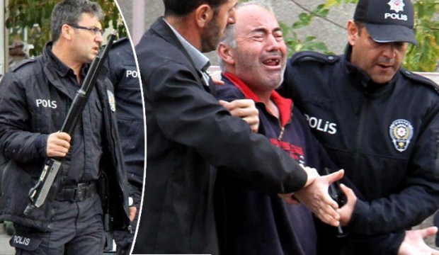Pompalı tüfekle direndi, Emniyet Müdürü ikna etti