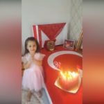 Şehidin doğum gününü 4 yaşındaki kızı kutladı