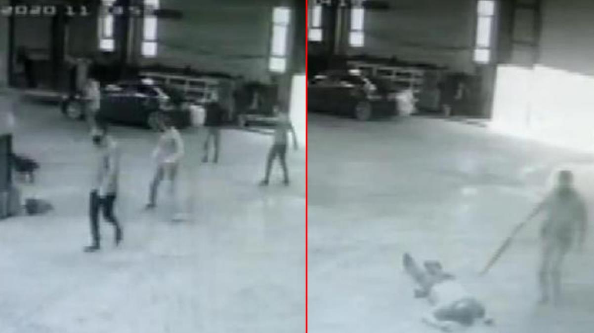 Şişli'de kasığından vurulan şahsın, uzun namlulu silahlarla 15 kişilik grup halinde mekan bastığı görüntüler ortaya çıktı