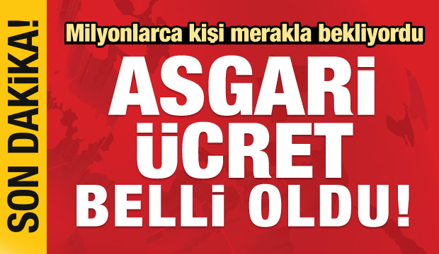 Son Dakika: 2020 Asgari ücret zammı belli oldu! İşte yeni asgari ücret