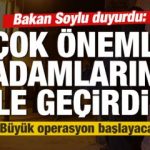 Son dakika: Bakan Soylu: Çok önemli adamlarını ele geçirdik!