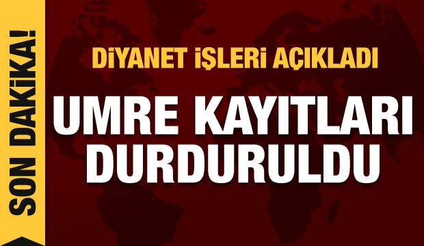 Son dakika koronavirüs kararı: Umre kayıtları durduruldu