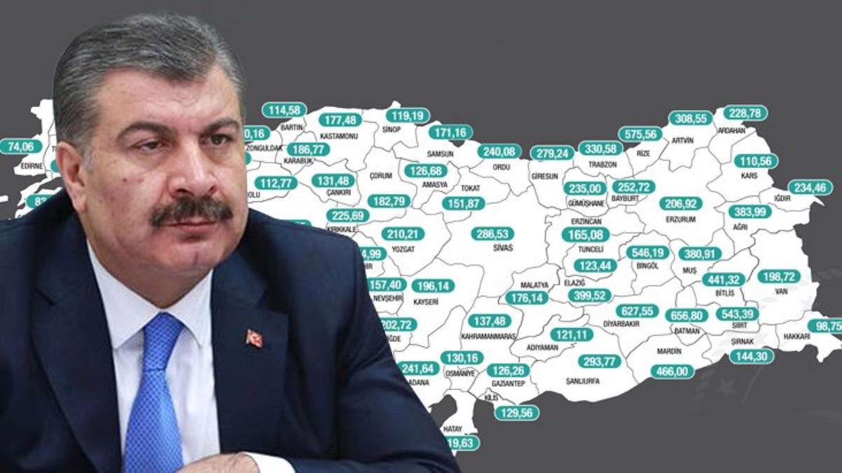 Son Dakika! Son bir haftada vaka sayısı en çok artan illerimiz; Batman, Bayburt, Aksaray, Gümüşhane ve Ardahan oldu