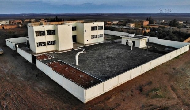 Suriye’de bir okulda daha eğitim başladı