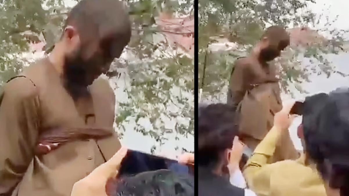Taliban'dan hırsız olduğunu iddia ettikleri adama işkence: Siyah katrana bulayıp meydanda gezdirdiler