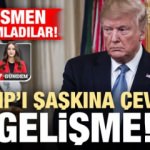 Trump'ı şaşkına çeviren gelişme! Resmen yayımladılar