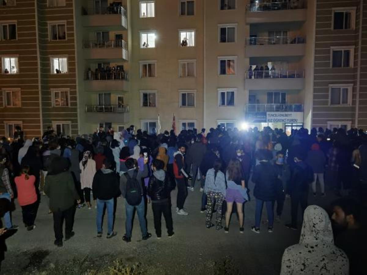 Tunceli’de gergin anlar Yurtta geçici olarak kalan 4 öğrenci çıkarılınca, ortalık karıştı