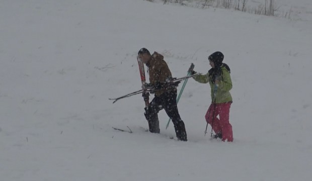 Uludağ'da kar yağışı başladı