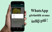 WhatsApp görüntülü arama özelliği geldi!