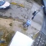 Yürek yakan görüntü! Yaşlı kadın bir anda yola çıktı