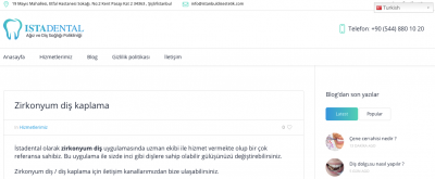 Zirkonyum Diş